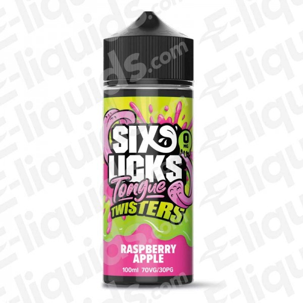 Raspberry Apple Shortfill E-liquid by Six Licks Tongue Twisters