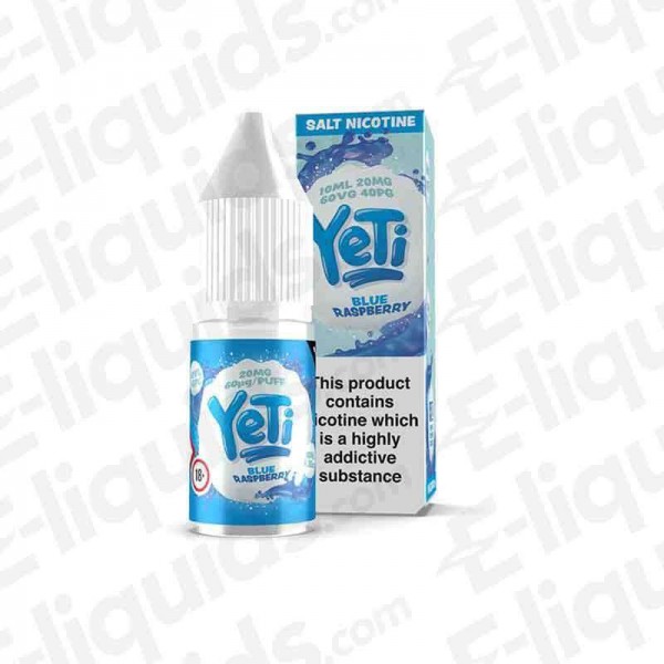 Blue Raspberry Nic Salt E-liquid by Yeti