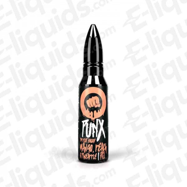 Mango, Peach & Pineapple Punx Shortfill E-liquid by Riot Squad