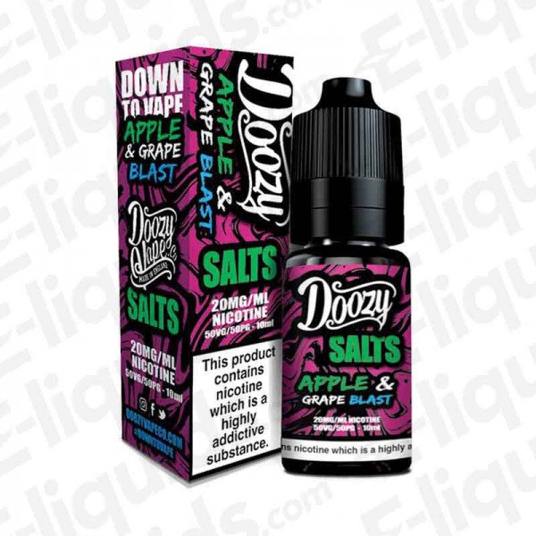 Apple Grape Blast Nic Salt E-liquid by Doozy Vape Co