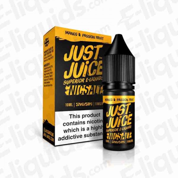 Mango & Passion by Just Juice - Nic Salt | Vape juice | Buy eliquid