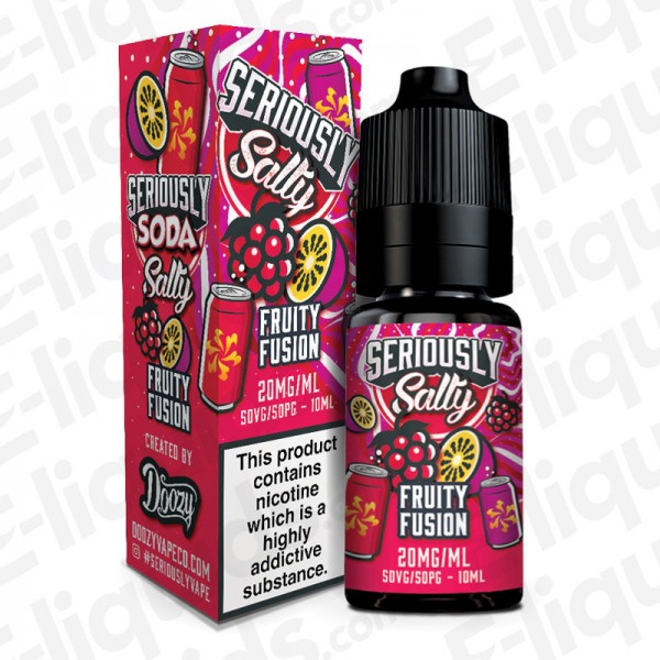 Fruity Fusion Seriously Soda Nic Salt by Doozy Vape Co