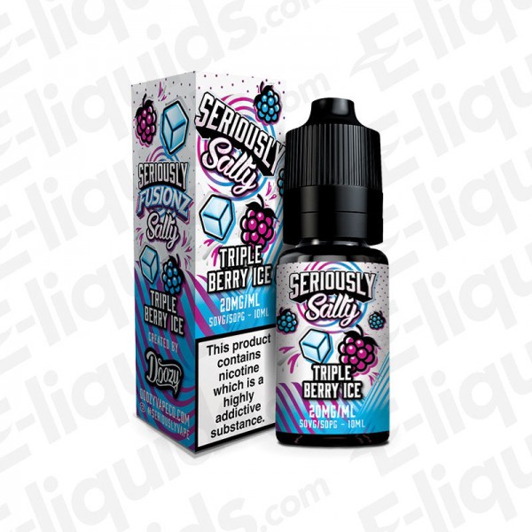 Triple Berry Ice Seriously Fusionz Nic Salt E-liquid by Doozy Vape Co