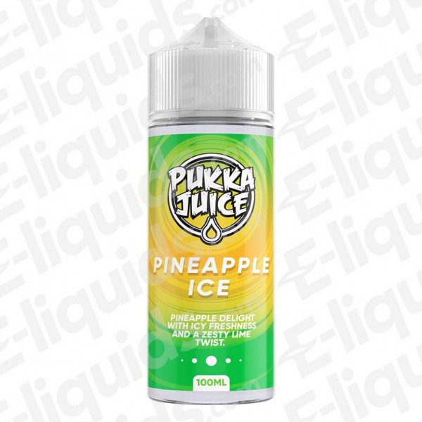 Pineapple Ice Shortfill E-liquid by Pukka Juice