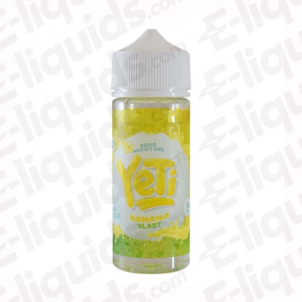 Banana Blast Ice Cold Shortfill E-liquid by Yeti