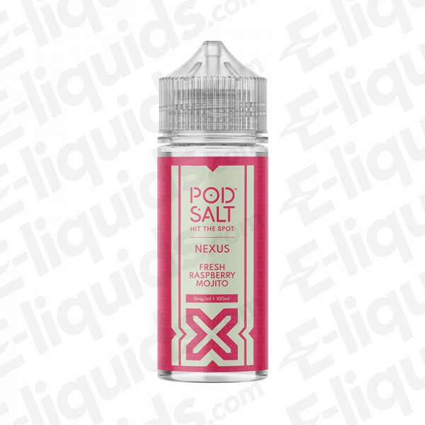 Fresh Raspberry Mojito Shortfill E-liquid by Pod Salt Nexus