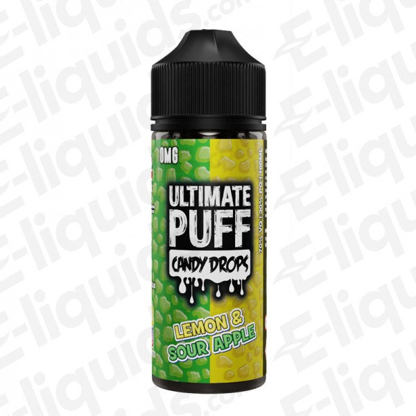 Lemon Sour Apple Shortfill E-liquid by Ultimate Puff Candy Drops