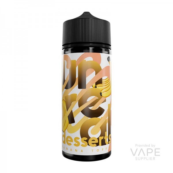 Banana Toffee Shortfill E-liquid by Unreal Desserts