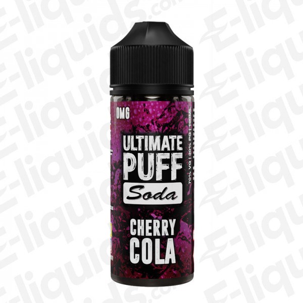 Cherry Cola Shortfill E-liquid by Ultimate Puff Soda