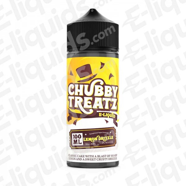 Lemon Drizzle Cake Shortfill E-liquid by Chubby Treatz