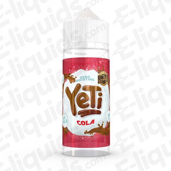 Ice Cold Cola Shortfill E-liquid by Yeti