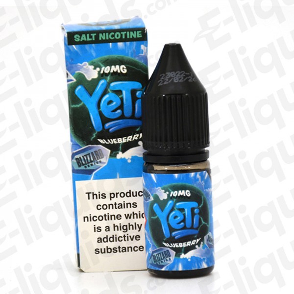 Blueberry Blizzard Nic Salt E-liquid by Yeti