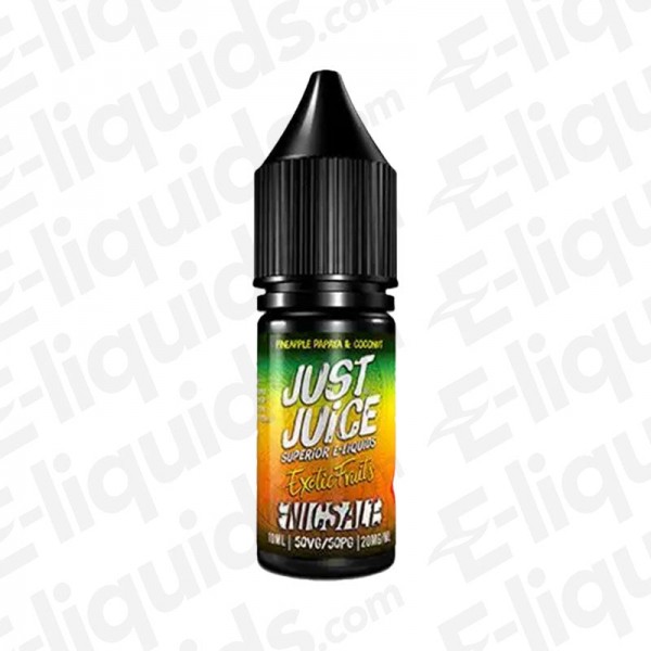 Pineapple Papaya Coconut Nic Salt E-liquid by Just Juice