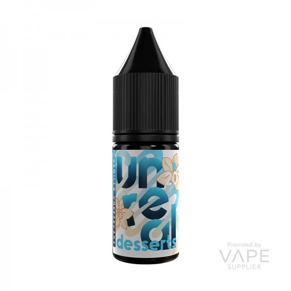 Vanilla Cheesecake Nic Salt E-liquid by Unreal Desserts