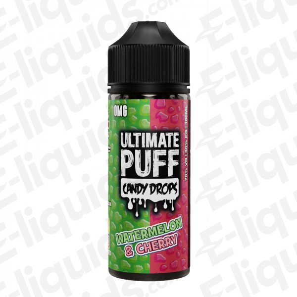 Watermelon Cherry Shortfill E-liquid by Ultimate Puff Candy Drops