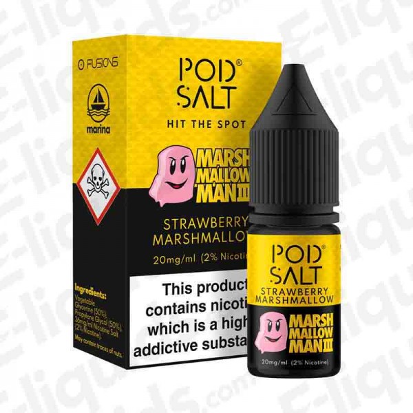 Marshmallow Man 3 Fusion Nic Salt E-liquid by Pod Salt