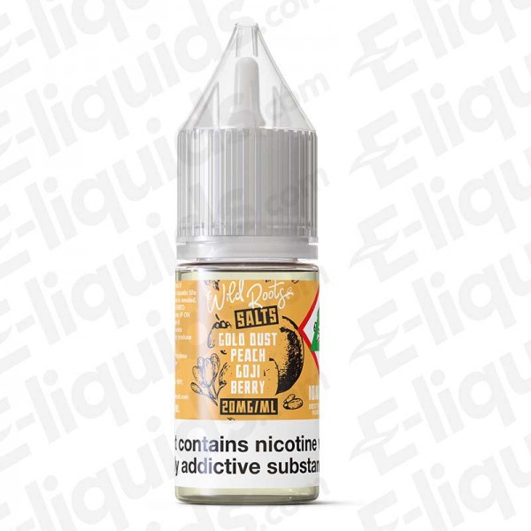 Gold Dust Peach Nic Salt Eliquid by Wild Roots