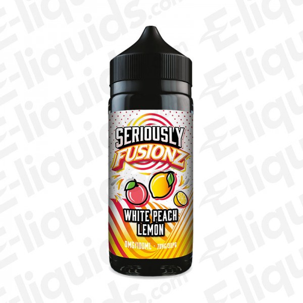 White Peach Lemon Seriously Fusionz Shortfill E-liquid by Doozy Vape C