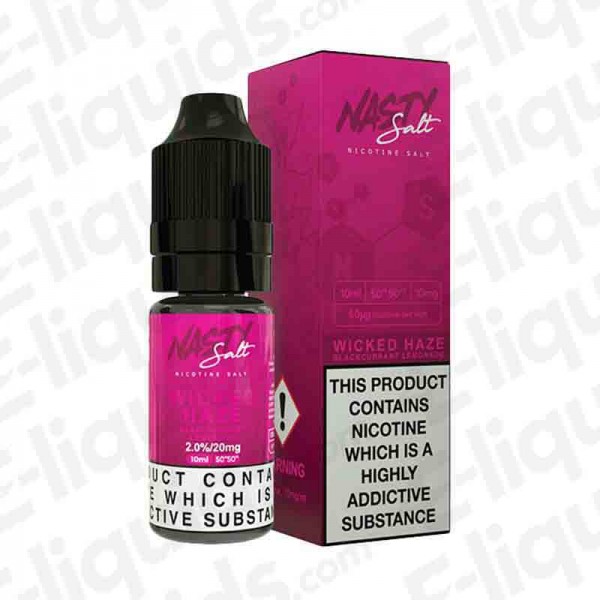 Nasty Salts - Wicked Haze - 10ml - 50:50 - 10mg | Vapour juice