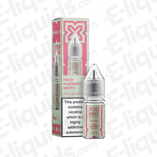 Fresh Raspberry Mojito Nic Salt E-liquid by Pod Salt Nexus