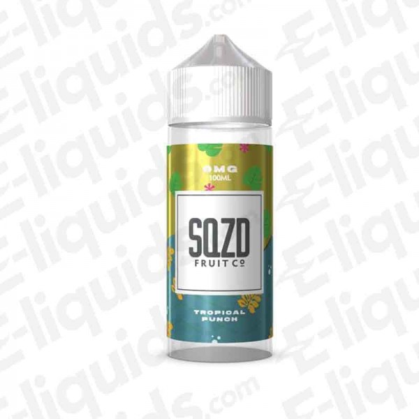 SQZD FRUIT CO - Tropical Punch - 0mg - Shortfill | E-liquids