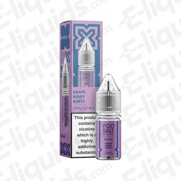 Grape Berry Burst Nic Salt E-liquid by Pod Salt Nexus