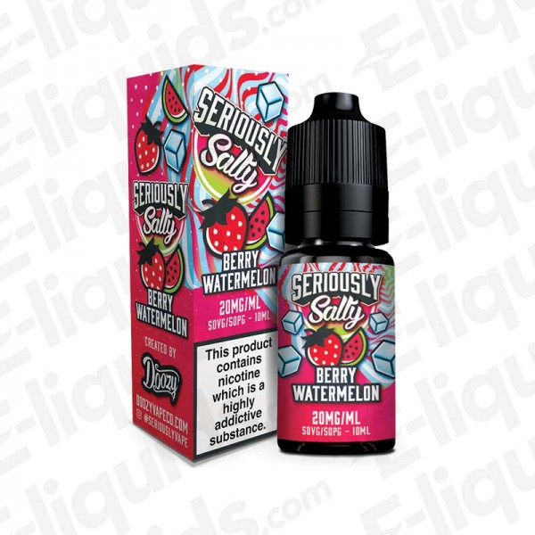 Berry Watermelon Seriously Salty Nic Salt E-liquid by Doozy Vape Co