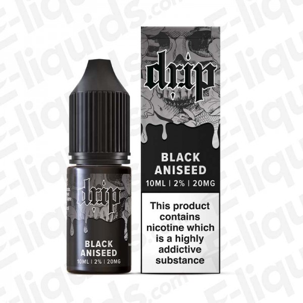 Black Aniseed Nic Salt E-liquid by Drip