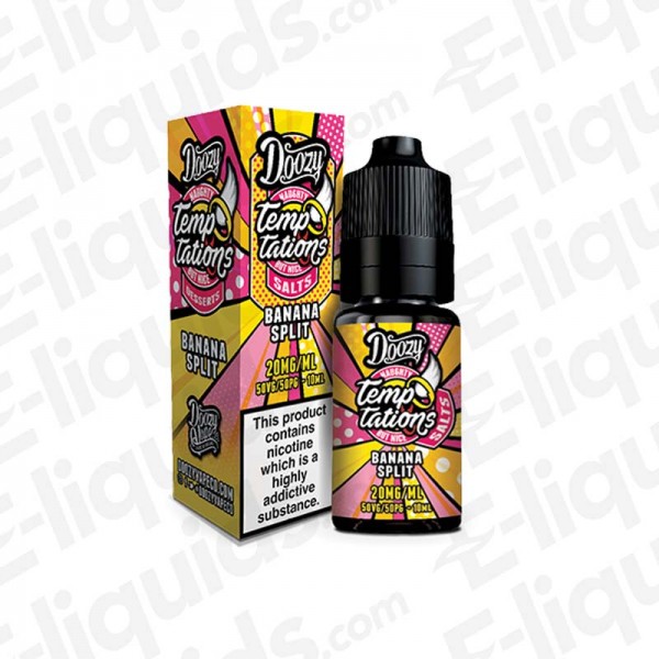 Banana Split Nic Salt E-liquid by Doozy Temptations