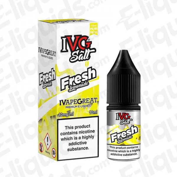 IVG Nic Salt - Fresh Lemonade - 10mg - 10ml - 50:50 | E-liquid