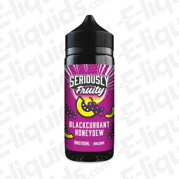 Blackcurrant Honeydew Seriously Fruity Shortfill Eliquid by Doozy Vape