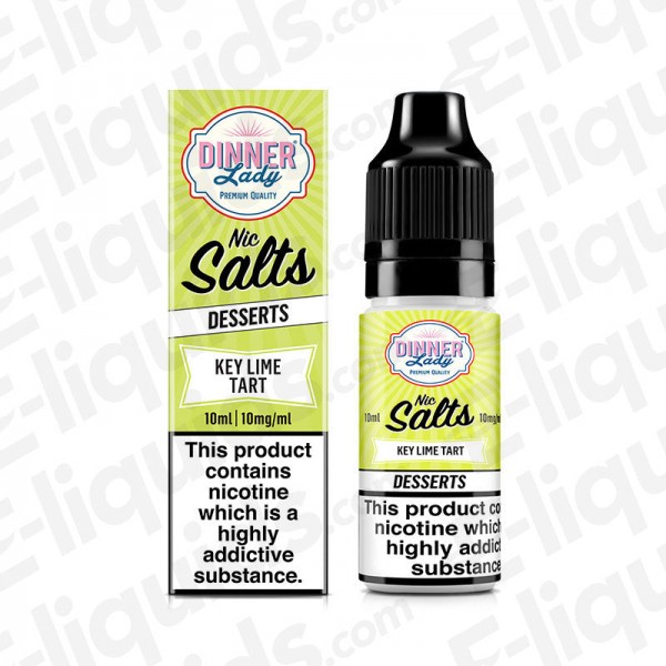 Key Lime Tart Nic Salt E-liquid by Dinner Lady Desserts