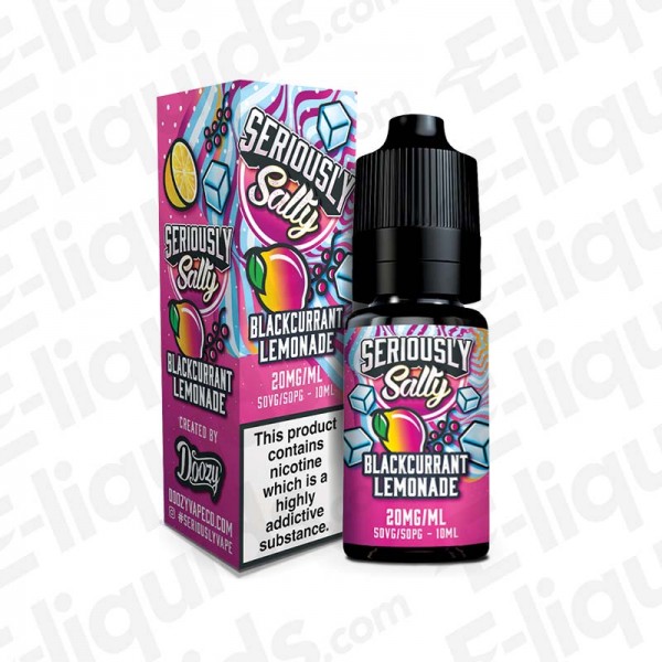 Blackcurrant Lemonade Seriously Salty Nic Salt E-liquid by Doozy Vape