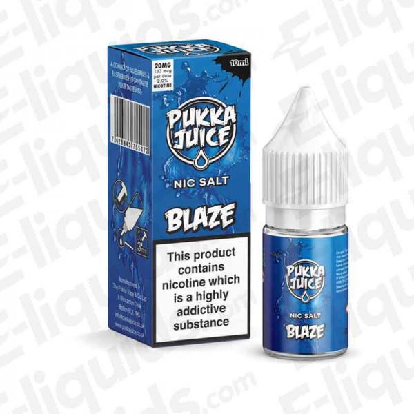 Pukka Juice Nic Salts - Blaze - 10ml - 20mg | Eliquid | Eliquids