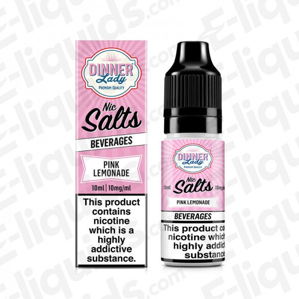 Pink Lemonade Nic Salt E-liquid by Dinner Lady Beverages