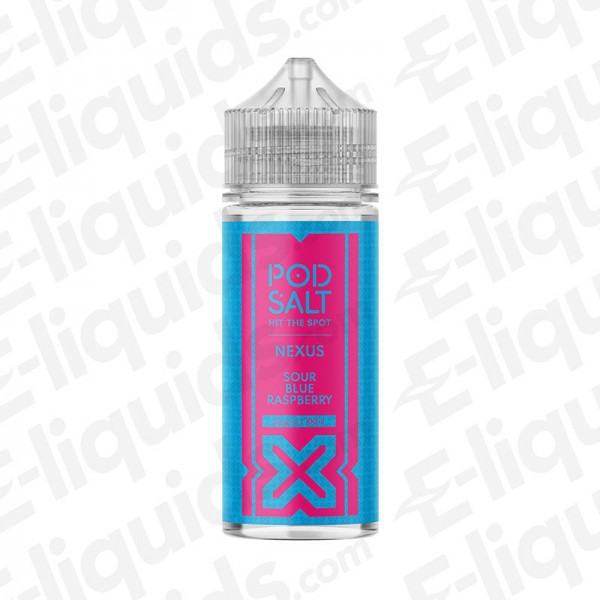 Sour Blue Raspberry Shortfill E-liquid by Pod Salt Nexus