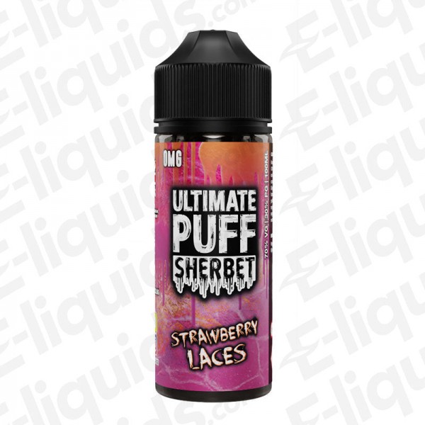 Strawberry Laces Shortfill E-liquid by Ultimate Puff Sherbet