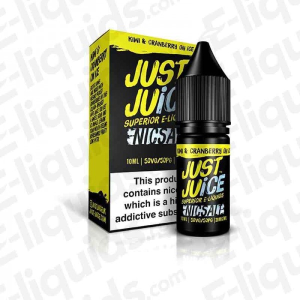 Kiwi & Cranberry by Just Juice - Nic Salt | Eliquid | Vapour juice