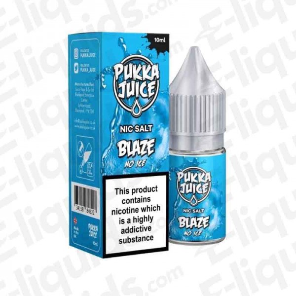 Pukka Juice Nic Salts - Blaze NO ICE - 10ml - 20mg | E-liquid