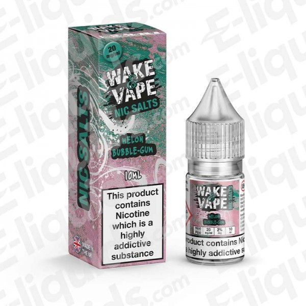 Melon Bubblegum Nic Salt by Wake n Vape