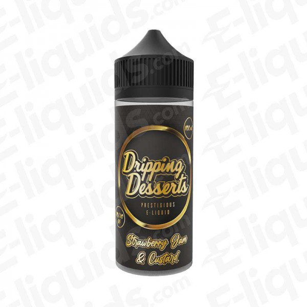 Strawberry Jam & Custard Shortfill E-liquid by Dripping Desserts