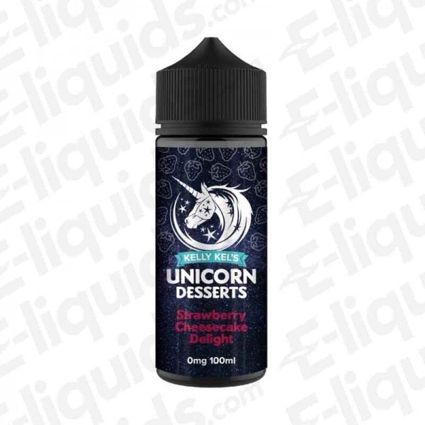 Strawberry Cheesecake Delight Shortfill E-liquid by Unicorn Desserts