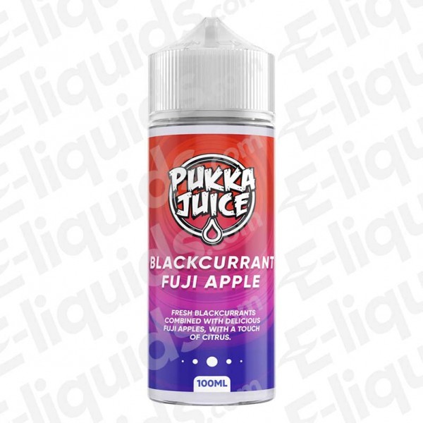 Blackcurrant Fuji Apple Shortfill E-liquid by Pukka Juice