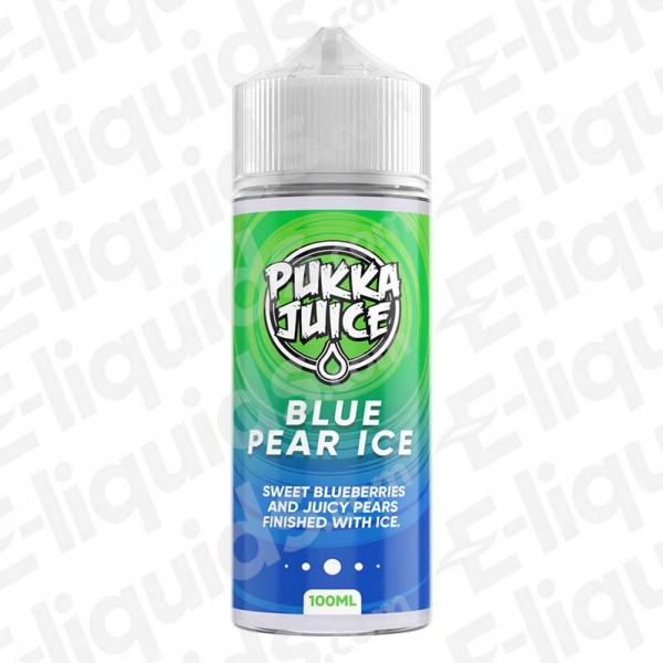 Blue Pear Ice Shortfill E-liquid by Pukka Juice