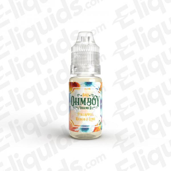 Pineapple Mango Lime Nic Salt E-liquid by Ohm Boy Vol II