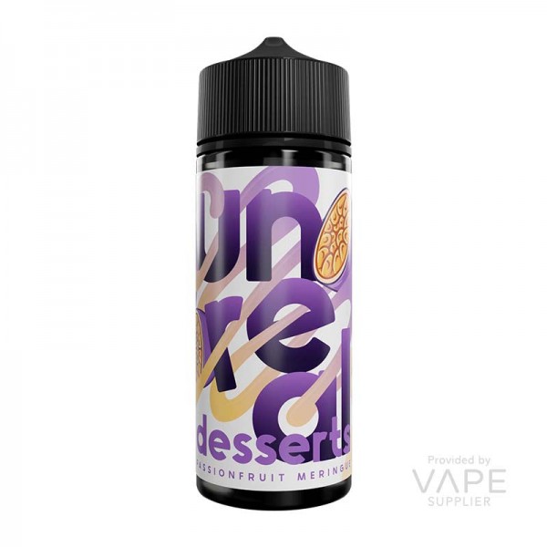 Passionfruit Meringue Shortfill E-liquid by Unreal Desserts