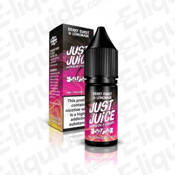 Berry Burst & Lemonade Fusion 50/50 E-liquid by Just Juice