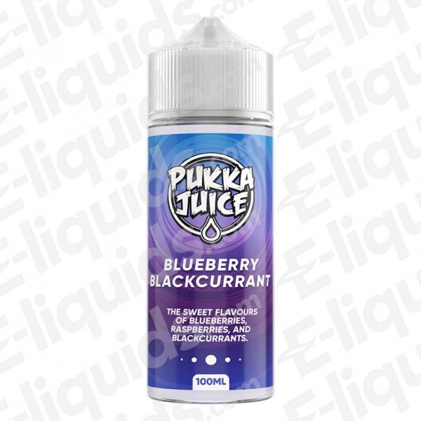 Blueberry Blackcurrant Shortfill E-liquid by Pukka Juice