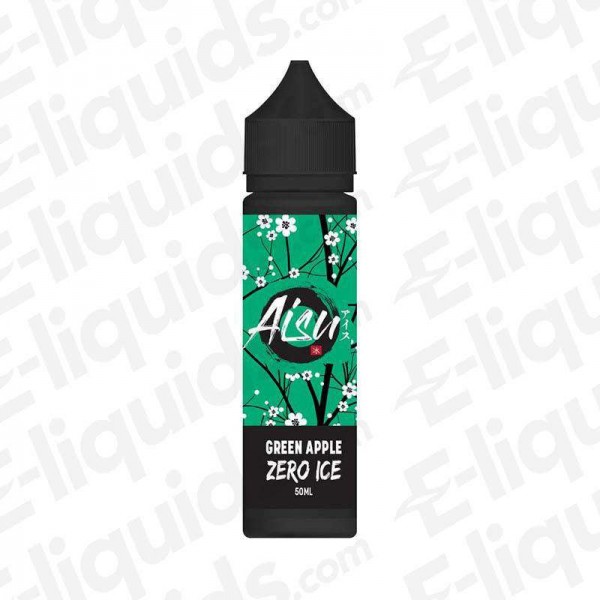 Green Apple Zero Ice Shortfill E-liquid by Aisu by Zap! Juice