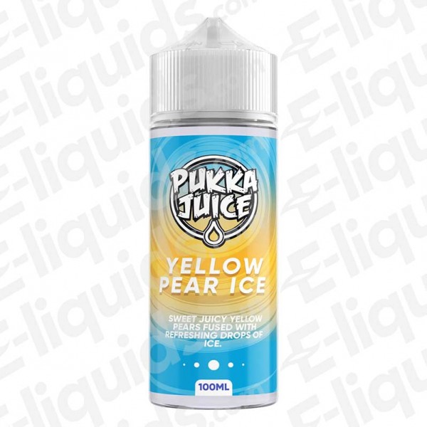 Yellow Pear Ice Shortfill E-liquid by Pukka Juice